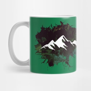 Rustic Mountain Mug